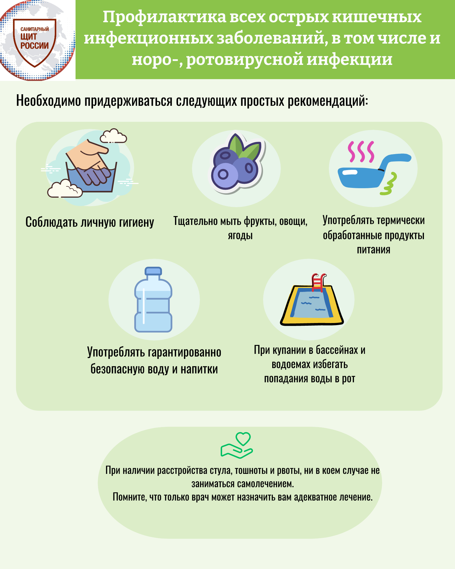 Профилактика кишечной инфекции!